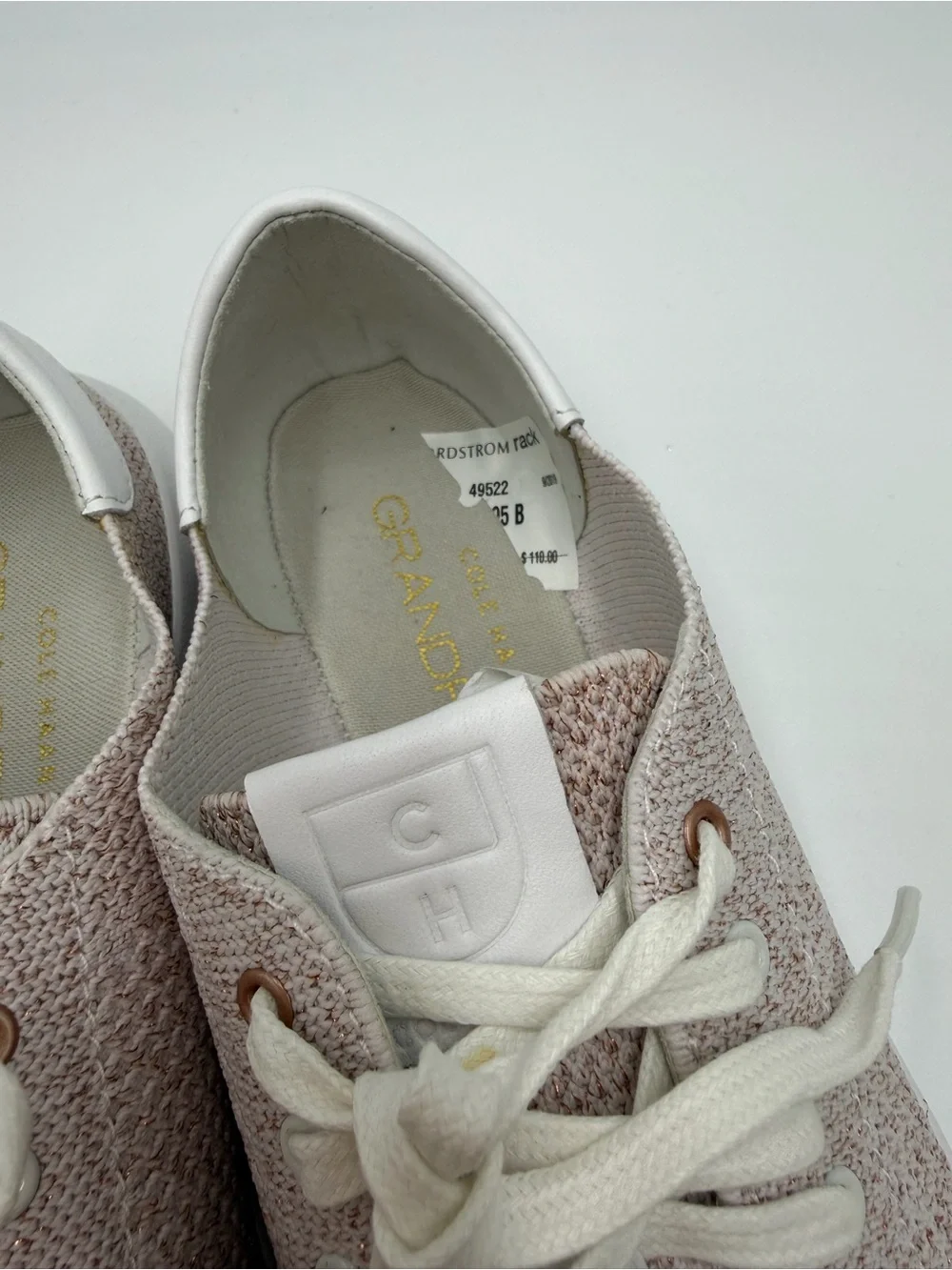 Cole Haan Women Grandpro Stitchlite Tennis Sneakers New Size 9.5 Pink